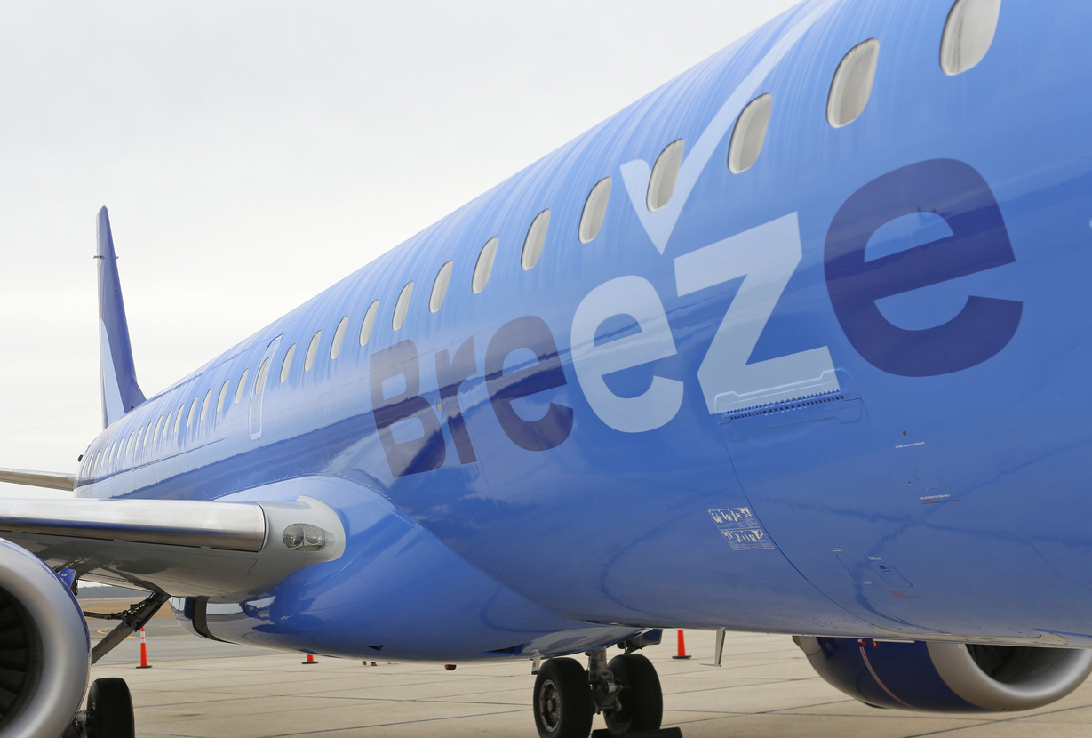 Low-Cost Breeze Starts XNA to Tampa on Thursday